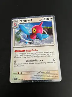 Pokemon TCG Porygon Z 144/182 Paradox Rift Cosmos Holo Pokemon Trading Card TCG - Image 1