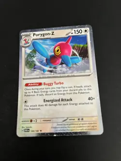 Pokemon TCG Porygon Z 144/182 Paradox Rift Cosmos Holo Pokemon Trading Card TCG - Image 2