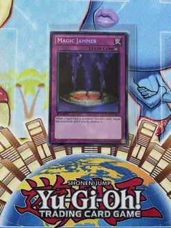 Yugioh Magic Jammer LCYW-EN153 Secret Rare 1st Edition NM Card - Image 1