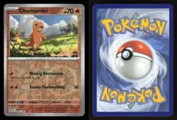Charmander 007/091 C Paldean Fates Reverse Holo NM/M Pokemon - Image 3