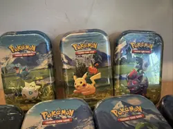 Pokemon TCG Mega EVO Ascended Heroes Mini Tin Factory Sealed - Lot Of 10 - Image 2