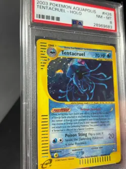 2003 Pokemon - Tentacruel Holo Rare E Reader Aquapolis H26/H32 - PSA 8 WOTC - Image 2
