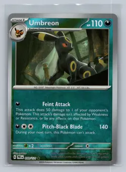 Umbreon (Poke Ball Pattern) 059/131 Holo SV: Prismatic Evolutions Pokemon NM - Image 1