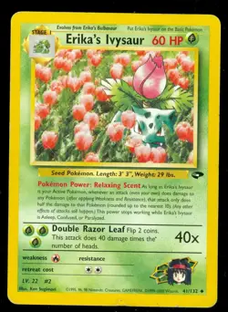 Pokemon ERIKA'S IVYSAUR 41/132 Gym Challenge - HEAVY PLAY - Image 1