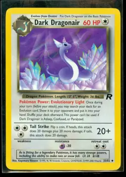 Pokemon DARK DRAGONAIR 33/82 Team Rocket - - NEAR MINT/MINT - Image 1