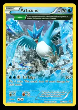 Pokemon ARTICUNO 17/108 - XY Roaring Skies - RARE - NEAR MINT/MINT - Image 1