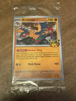Sealed 2026 Field Fossil Museum Promotional Card Pokemon Chicago TCG Archeops - Image 1
