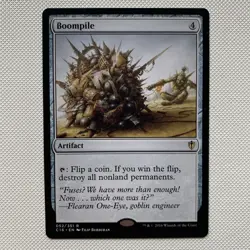 Boompile Commander 2016 NM Artifact Rare Magic The Gathering MTG Card - Image 1