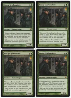Kessig Cagebreakers x4 4x 2011 Innistrad PLAYSET Green Rare Creature MTG NM AZ1 - Image 1