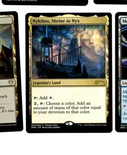 1x Nykthos, Shrine to Nyx Pro Tour Promo (Nonfoil) LP mtg - Image 1