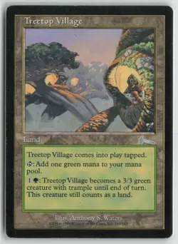 Treetop Village Moderately Played 143 Urza's Legacy Magic: The Gathering - Image 1