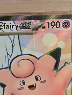 2025 POKEMON JOURNEY TOGETHER #173 LILLIE'S CLEFAIRY EX PSA 10 Error Read - Image 4