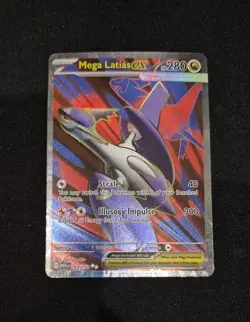Mega Latias ex 163/132 Me01: Mega Evolution Holo Pokemon TCG NM - Image 1