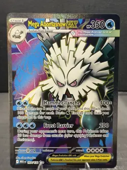 Mega Abomasnow ex 157/132 Me01: Mega Evolution Holo Ultra Rare Pokemon NM - Image 1