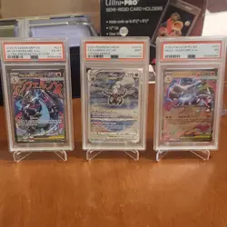 PSA Graded Pokemon TCG 3-Card Lot: Charizard ex & Darkrai VSTAR Holo EN - Image 1