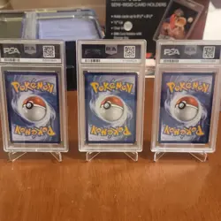 PSA Graded Pokemon TCG 3-Card Lot: Charizard ex & Darkrai VSTAR Holo EN - Image 2