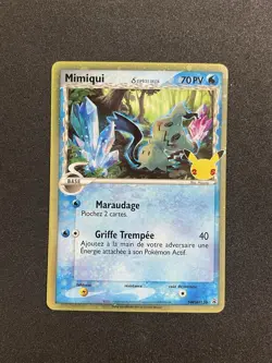 Carte Pokemon Mimiqui Especes Delta Promo SWSH136 Celebrations 25 Ans FR - Image 1