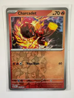 CHARCADET 014/091 PALDEAN FATES COMMON POKEMON REVERSE HOLO NM/M NAGIMISO - Image 1