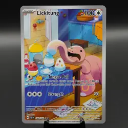 Lickitung 180/162 Illustration Rare Temporal Forces Pokemon Holo Near Mint - Image 1