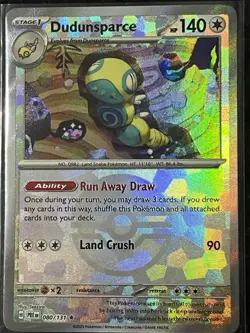 Pokemon Dudunsparce (Pokeball Pattern) 80/131 NM Prismatic Evolutions - Image 1