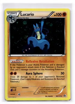 Lucario - (Cosmos Holo) Miscellaneous Cards & Products - Pokemon NM 080/113 - Image 1