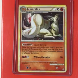 Ninetales 17/95 NM Holo Rare Reverse Holo Call of Legends 2011 Missing Ink Error - Image 2