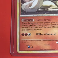 Ninetales 17/95 NM Holo Rare Reverse Holo Call of Legends 2011 Missing Ink Error - Image 5