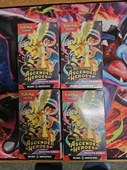 Pokemon TCG: Ascended Heroes Booster Bundle - LOT OF 4 - Factory Sealed - Image 1