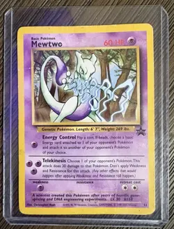 Mewtwo 12/53 Wotc Promo Promo Regular Pokemon TCG English 1999 60 HP Basic - Image 3