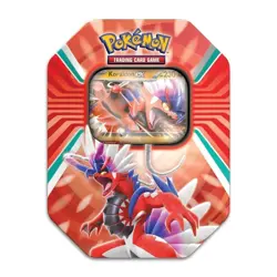 Pokemon TCG: Pokemon Paldea Legends Koraidon Ex Tin Same Day Dispatch UK STOCK - Image 1