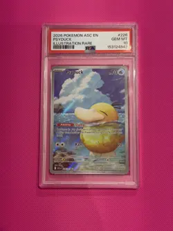 2026 POKEMON ASC EN-ASCENDED HEROES ILLUSTRATION RARE #226 PSYDUCK PSA 10 - Image 1