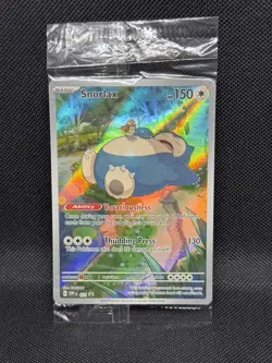 Sealed Snorlax 051 Holo Promo Scarlet & Violet Promo Pokemon Near Mint - Image 1