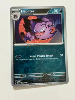 Pokemon Card Temporal Forces Reverse Holographic Haunter 103/162 NM - Image 1