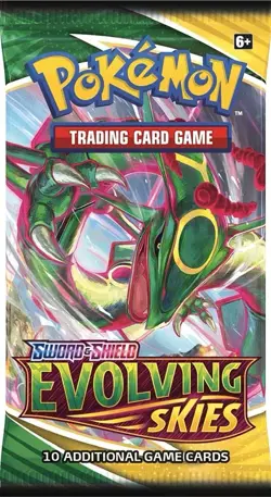 Pokemon TCG Evolving Skies English Booster Pack Lot 4 Packs 10 Cards Each - Image 3
