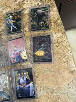 One Piece Wafer lot Of 19 Cards Bandai Japanese Vintage Cards - Image 3