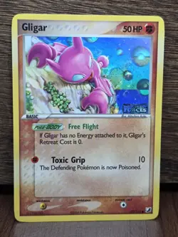Gligar 57/115 Unseen Forces Reverse Holo Stamped Pokemon Card TCG NM - Image 1