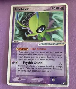 Celebi ex 17/17 POP Series 2 2005 Holo Rare Pokemon Card TCG - Image 1