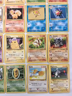 Vintage Pokemon Lot Of 20 WOTC Base Set Jungle Fossil Lot Unlimited MP - Image 5
