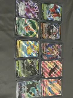 LOT OF 10 Pokemon Ultra Rare TCG V Cards - Image 1