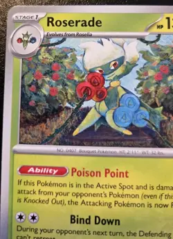 Roserade 009/162 Uncommon Scarlet & Violet: Temporal Forces Pokemon TCG - Image 2