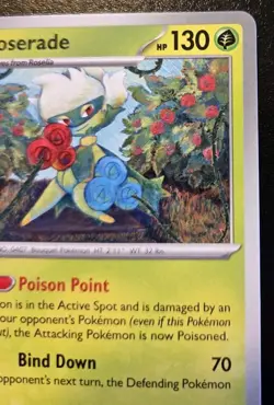 Roserade 009/162 Uncommon Scarlet & Violet: Temporal Forces Pokemon TCG - Image 3