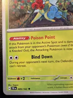 Roserade 009/162 Uncommon Scarlet & Violet: Temporal Forces Pokemon TCG - Image 4