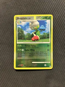 Pokemon TCG Roserade 13/130 Reverse Holo! MP Condition! See Description! - Image 1