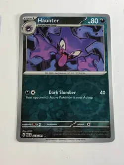 Pokemon TCG Paldean Fates Reverse Holographic Hunter 056/091 Near Mint - Image 1
