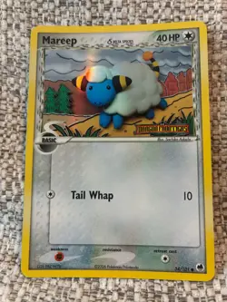 2006 Pokemon EX Dragon Frontiers Mareep Delta Species Holo Stamped #54/101 - Image 1