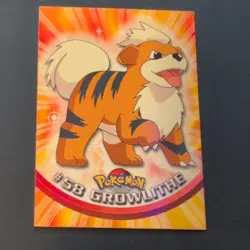 Topps Pokemon TV Animation Edition Growlithe 58 Prism Holo TTPR-PRR English - Image 1
