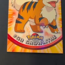 Topps Pokemon TV Animation Edition Growlithe 58 Prism Holo TTPR-PRR English - Image 3