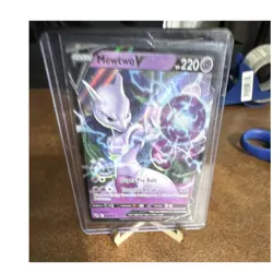 Pokemon TCG Mewtwo V 030/078 Pokemon GO Ultra Rare Holo 220HP 160 Attack - Image 1