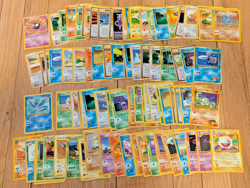 Lot of 80+ Vintage Pokemon Cards - Japanese, 1st edition, all HP-DAMAGED - Image 1