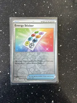 Pokemon TCG Energy Sticker 159/165 Reverse Holo - Scarlet & Violet 151 - LP - Image 1